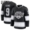 Los Angeles Kings Hockeydrakt Fanatics Premium Adrian Kempe 2024-25 Svart Hjemme - Barn